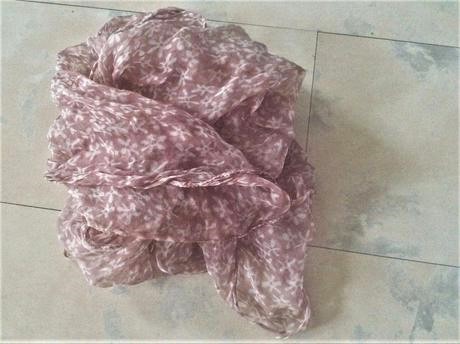 Šifónová šatka na krk, l