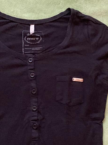 Čierne tričko met, met,xs