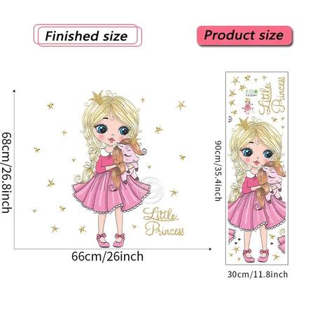 Krásne nálepky na stenu do dievčenskej izbičky, 