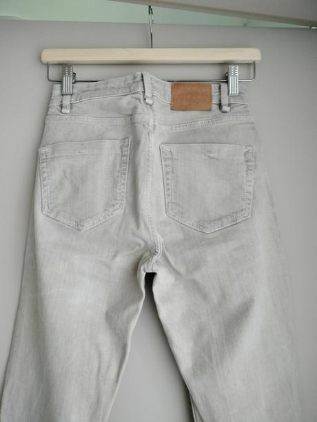 Bershka béžové rifle, bershka,xs