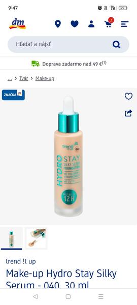 Make-up Hydro Stay Silky: Recenzie a skúsenosti