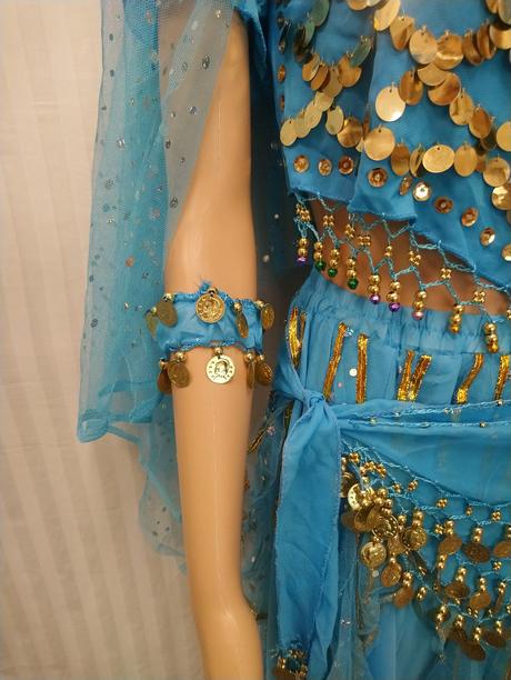 6 dielny tanečný orientálny kostým basinah, s,m,l,,