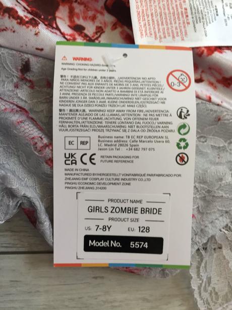 Kostym zomnie nevesta 7-8 rokov,