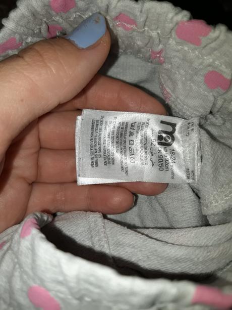 92 teplaky, mothercare,92