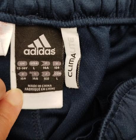 Čierne kraťasy adidas climalite + ďalšie dve gátis, adidas,164