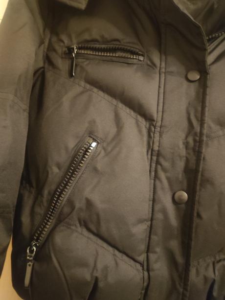 Bunda tepla péřová, s