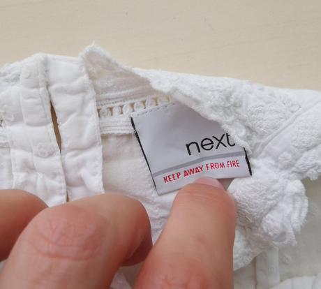 Biela tunika na ramienka, next,92