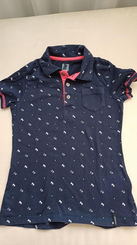 Jazdecké nohavice s tričkom, 140