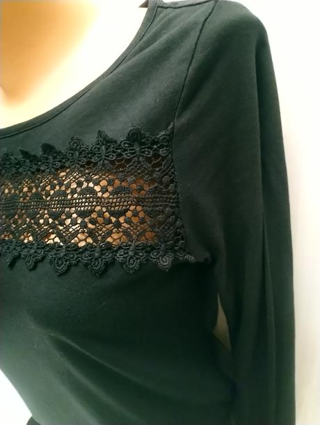 Dámsky modalový čierny top, esprit, esprit,m