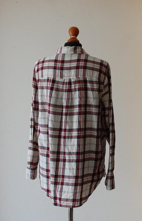Ľahká kockovaná košeľa, h&m,l