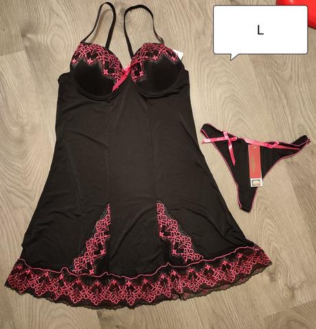 Satenova nočná košielka, l