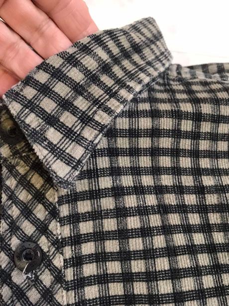 Teplá manchestrová košeľa č.47, xxxl