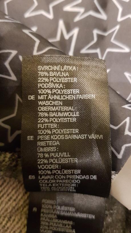 Dievčenské sivé sako, h&m,152