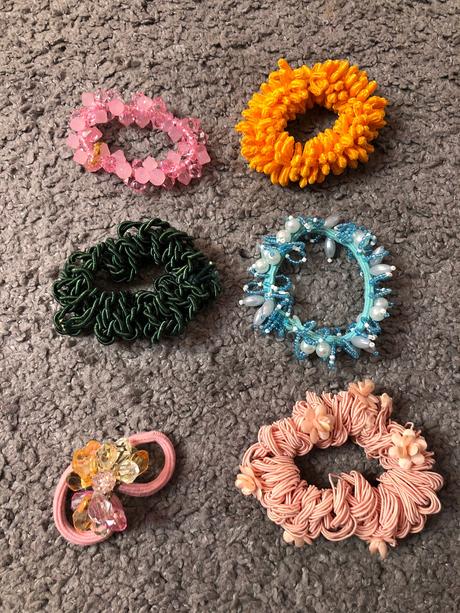 Ozdobné gumičky, 6ks,