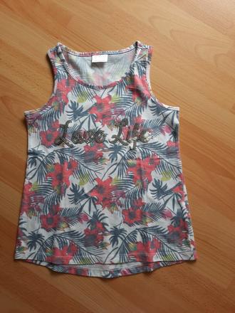 Dievčenské tielko s flitrami, f&f,128