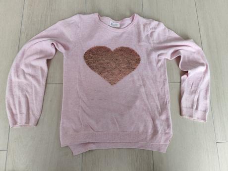 Predám meniaci dievčenský sveter, h&m,122