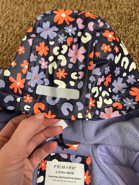 Pogumovana bunda, primark,98