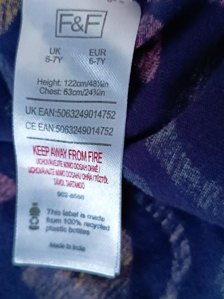 Šaty s dlhým rukávom, f&f,122