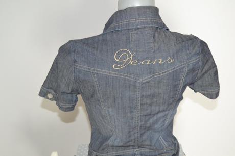 Rifľové mini šaty na gombíky, veľkosť m, m