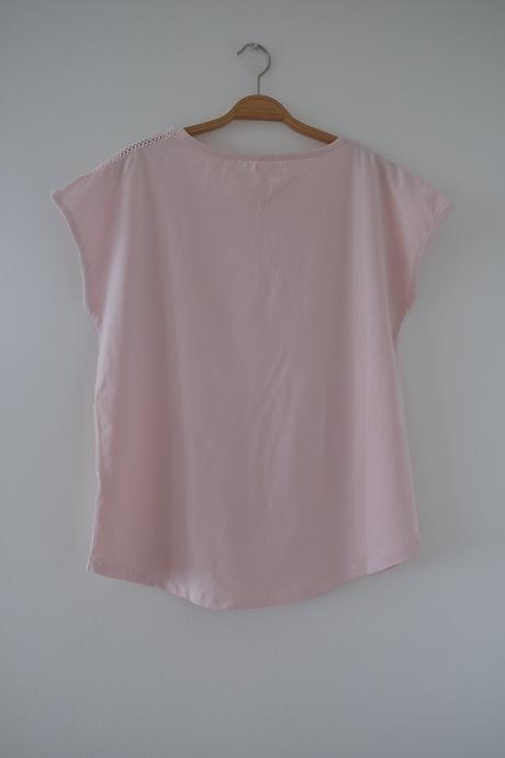 Tričko bledoružové, 40