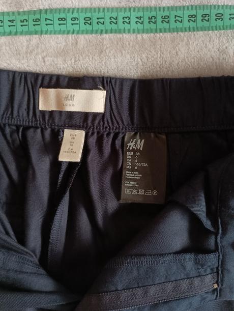 7/8 nohavice, h&m,38