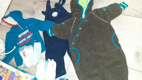 Taška plná vecí fisher price, benetton, gas, 50–62