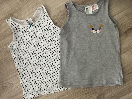 Tielko psík 2 ks 8-10 rokov, h&m,134