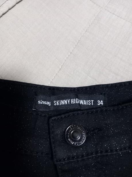 Trblietavé nohavice skinny, sinsay,xs