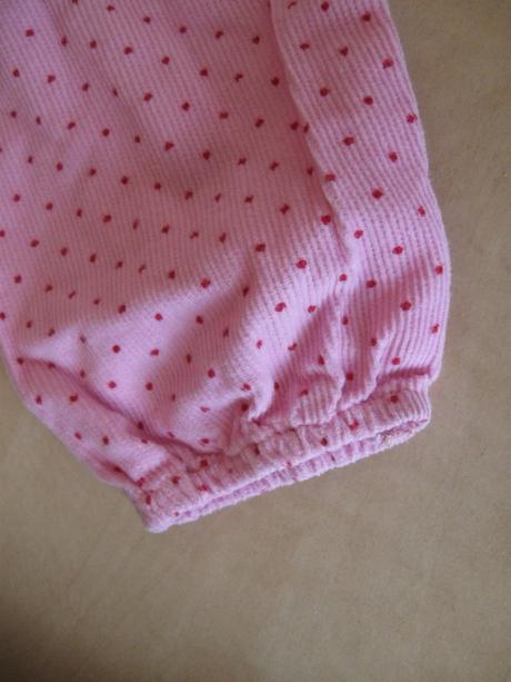 Dievčenské jemnomenšestrové bodkované tričko, 80