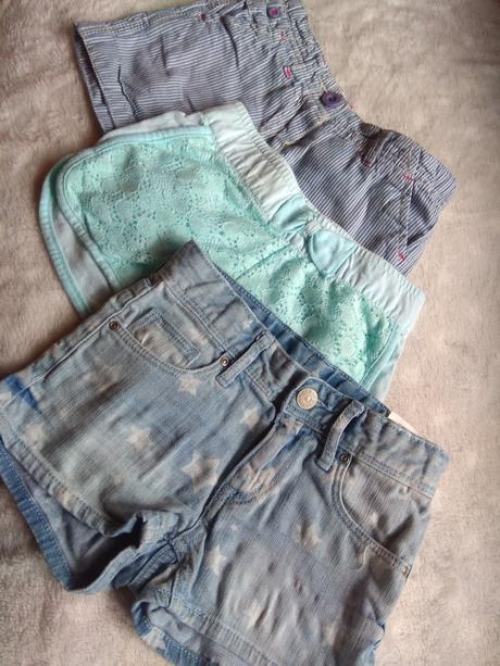 Kraťasy 3ks, denim,110