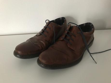 Pánske kožené topánky, rieker,43