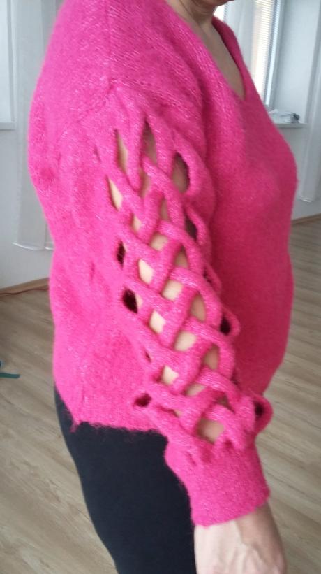 Nový mohérový svetrík uni, 