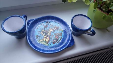 Keramický set z dovolenky,