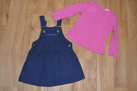 Šaty na traky + tričko, pepco,92