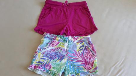 Ff dievčenské šortky, 2 kusy-3-4 roky-ako nové, f&f,104