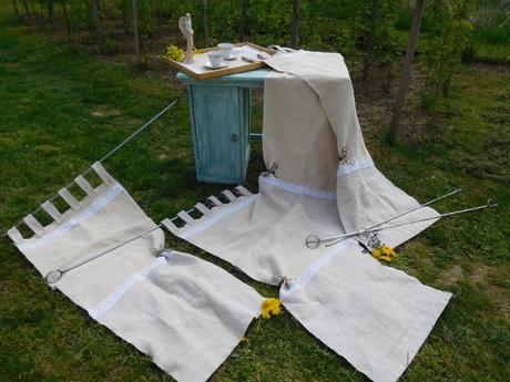 Tkané platno závesy,, 