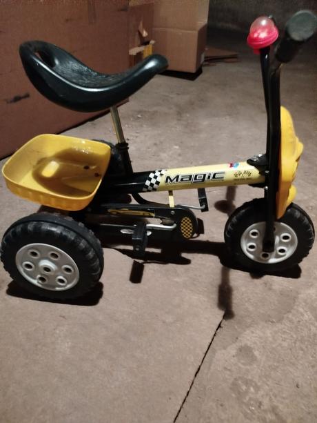 Detský trojkolesový bicykel, 
