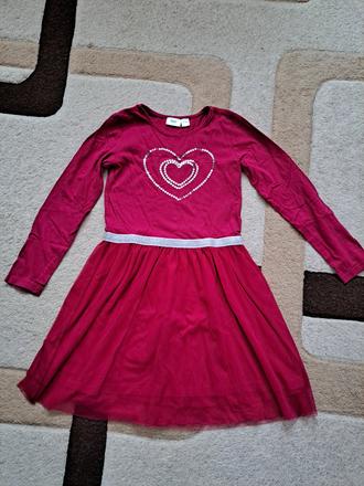 Ružové šaty, bonprix,140