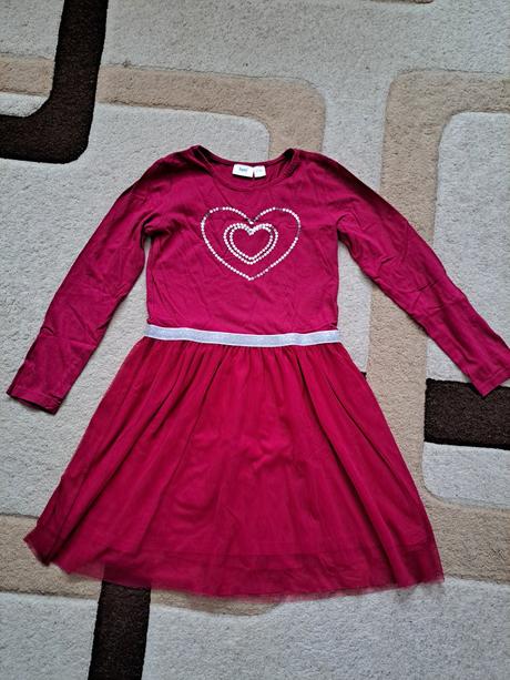 Ružové šaty, bonprix,140