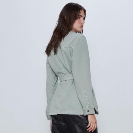 Perfektná mentolová džínsová bunda značky zara, zara,xs