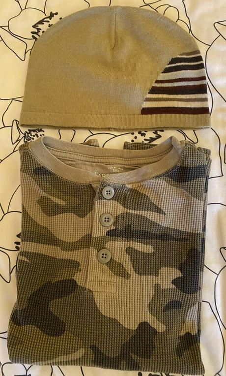 Bavlnená maskáčová mikina - tričko v. 140/146, 146