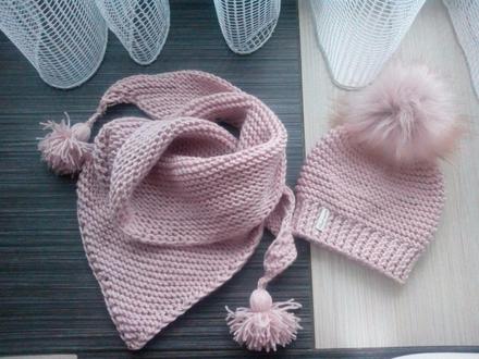 Čiapka so šálom, šatkou,..., 56 - 158