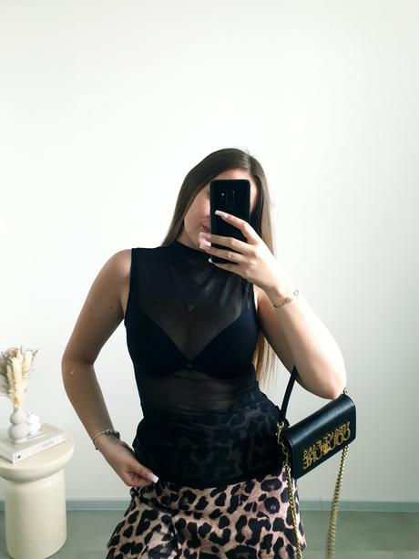 Priesvitný top s/m, s