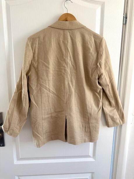 Lindex premium kvalita  béžové ľanové sako, lindex,m
