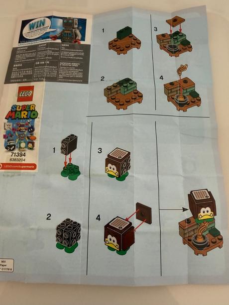 Super mario lego figúrka,