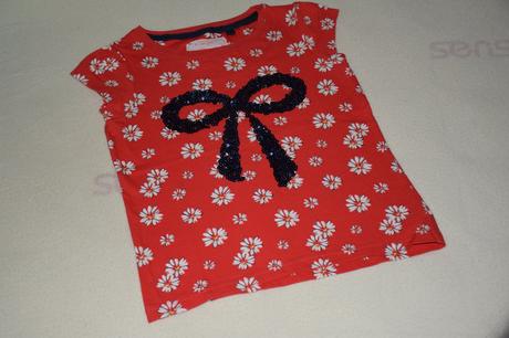 Prekrasne tricko vtop stave s flitrovanou maslou, next,104