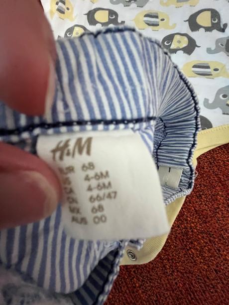 Body krátke 6-9 mes, f&f,68