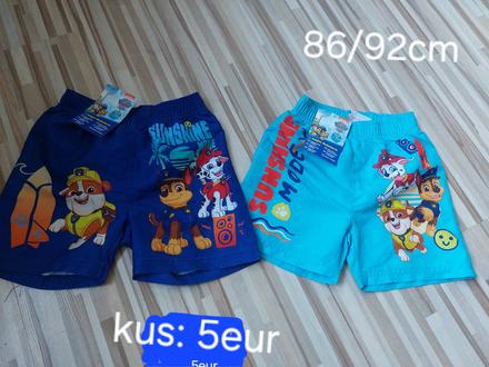 Chlapcenske sortky na plavanie paw patrol 86/92, 86