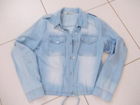 Riflová košela tenká, s