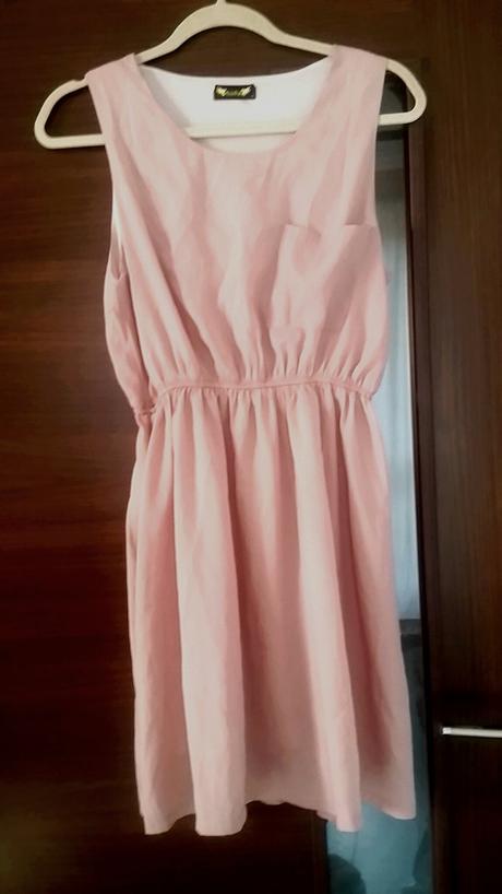 Krásne šifónové šaty, l